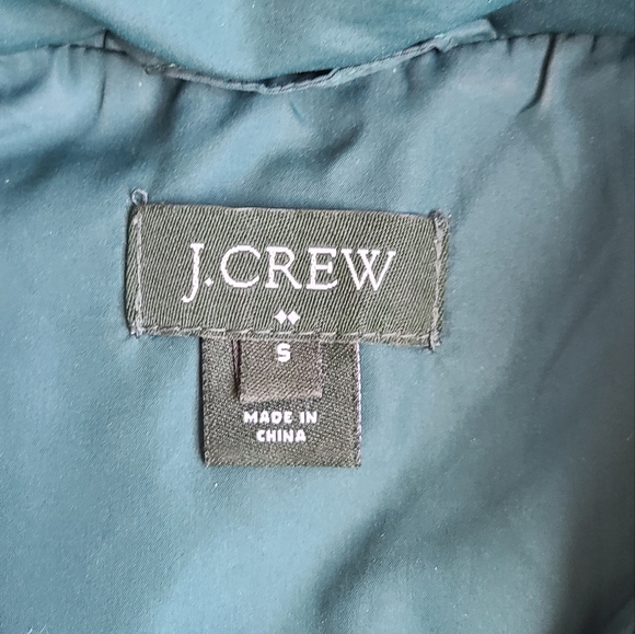 J.Crew Green Quitled Down Vest - Picture 6 of 6